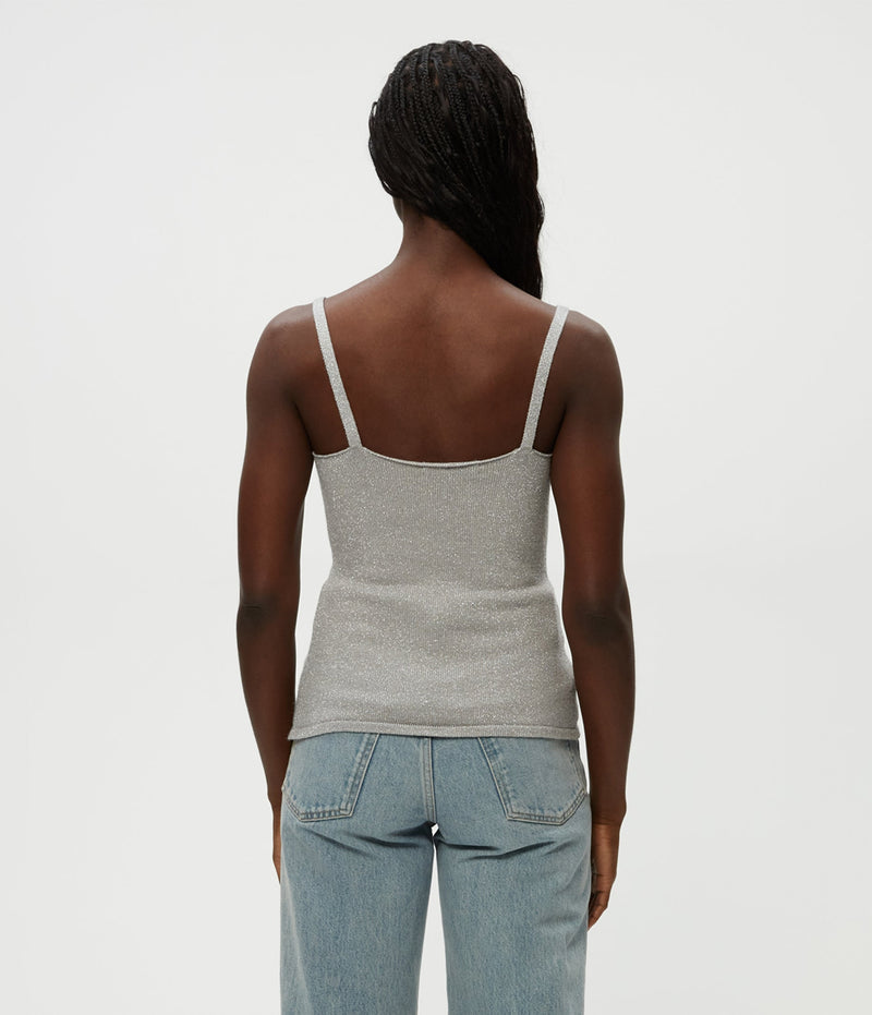 NOMI CAMISOLE - SILVER