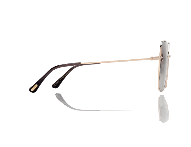 TOM FORD - SQUARE SUNGLASSES - SHINY ROSE GOLD