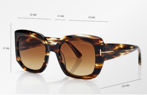 TOM FORD - CARLA - DARK HAVANA