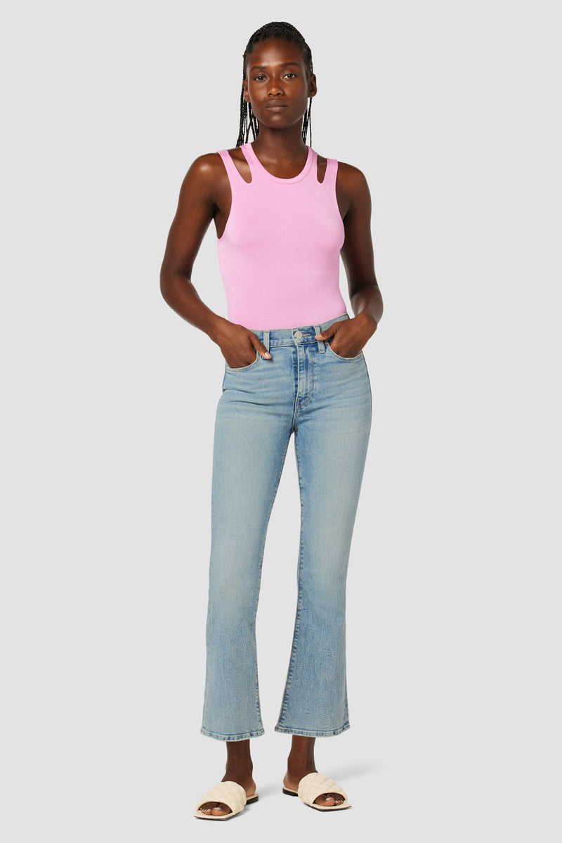 BARBARA HIGH-RISE BOOTCUT CROP JEAN - PRISM