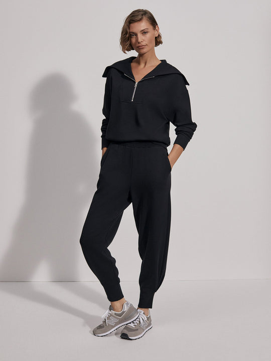 YATES HALF ZIP - BLK