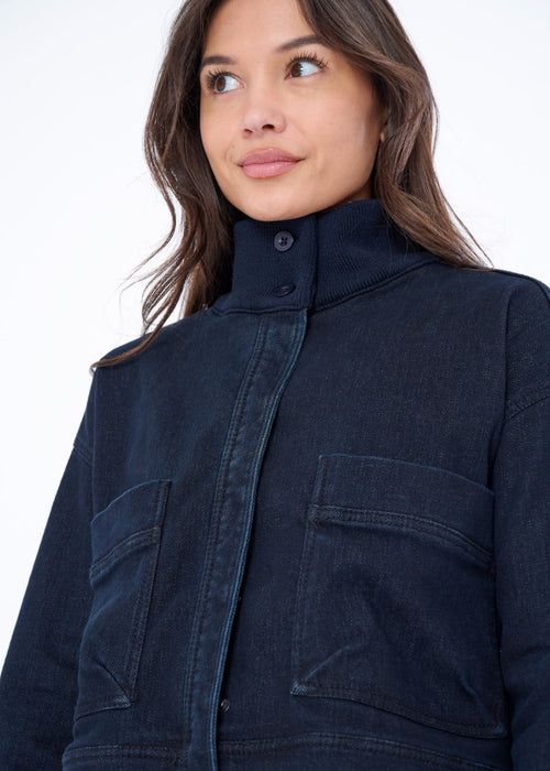 VARY'S DENIM BOMBER JACKET