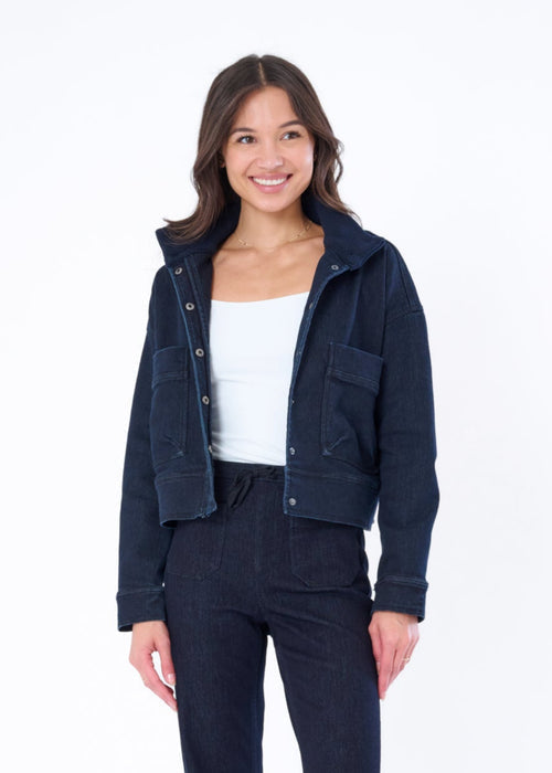 VARY'S DENIM BOMBER JACKET