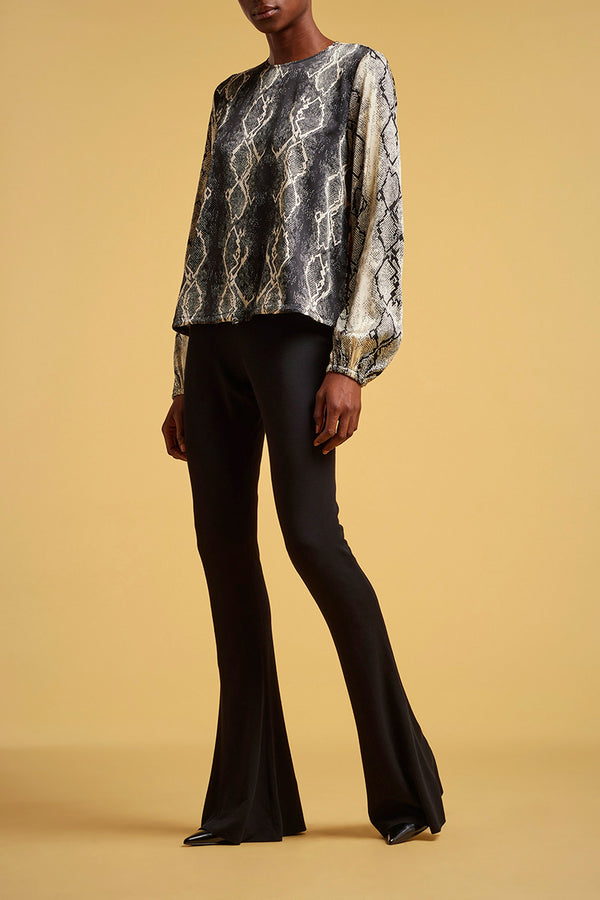 PYTHON PRINT BLOUSE