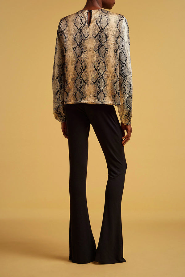 PYTHON PRINT BLOUSE
