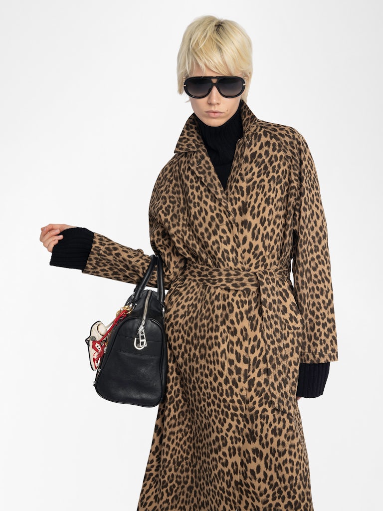 MENTLE COAT - LEOP