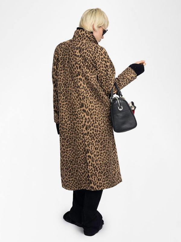 MENTLE COAT - LEOP