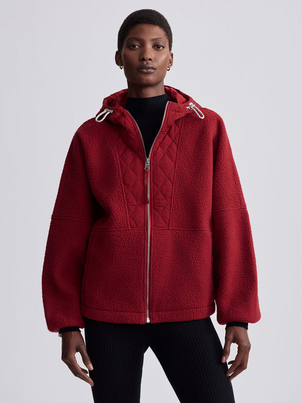 RICHFIELD QUILT FLEECE COMBO - RED