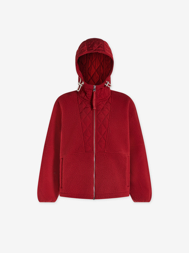RICHFIELD QUILT FLEECE COMBO - RED