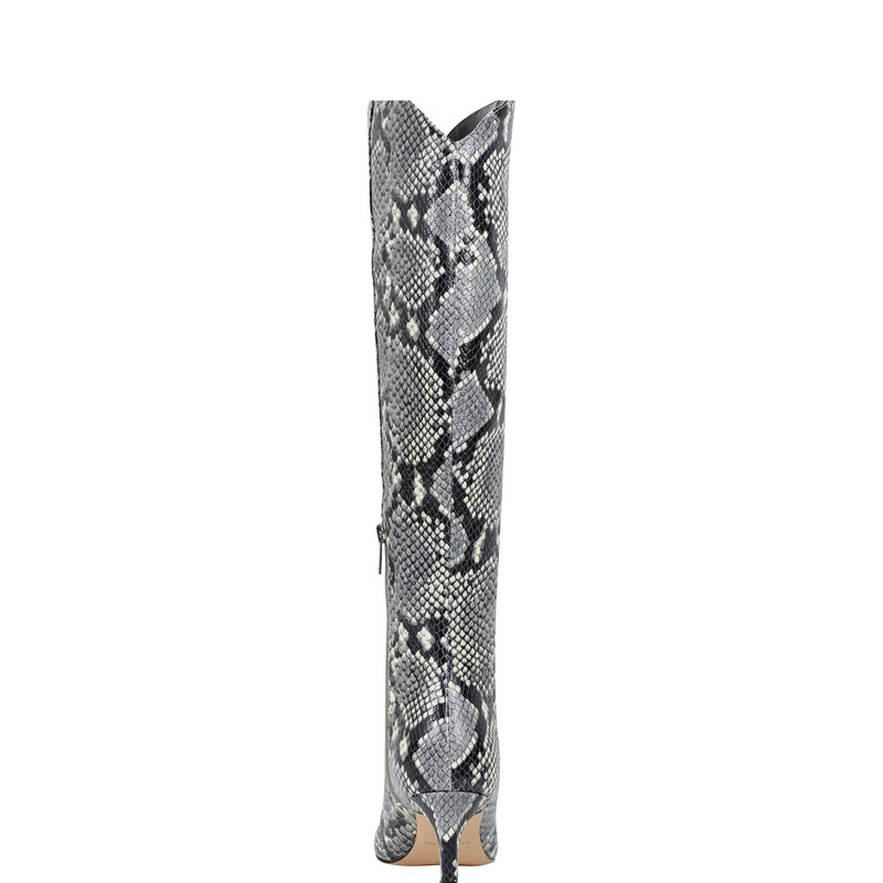 QUINNIE 3 BOOT-LT NAT GRAY SNAKE