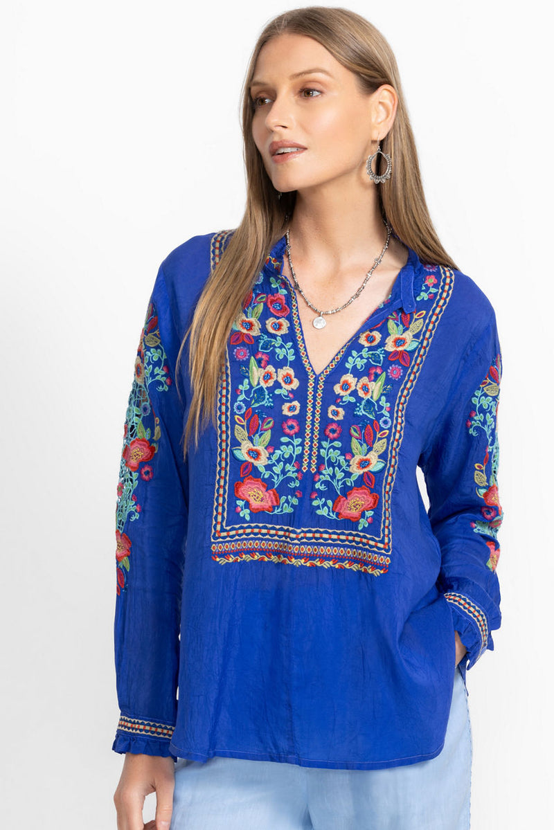 SIMONE BLOUSE - BLUING