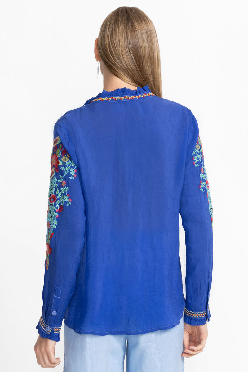 SIMONE BLOUSE - BLUING