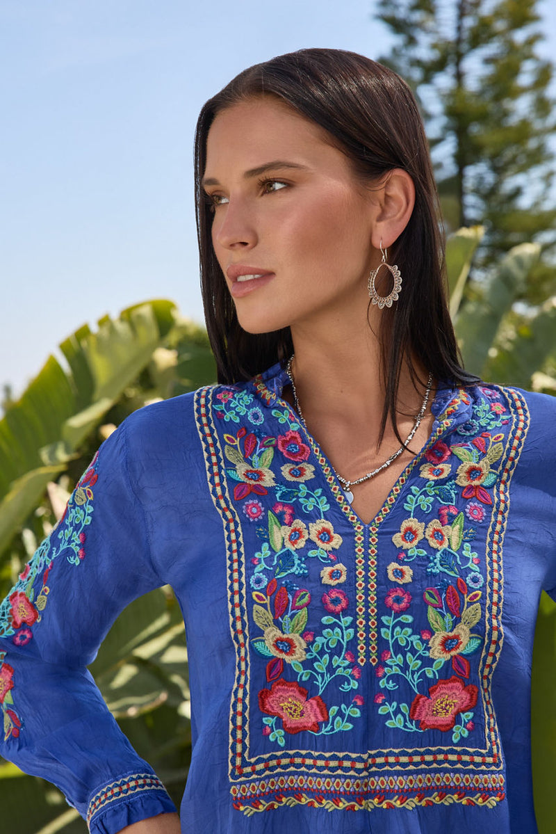 SIMONE BLOUSE - BLUING