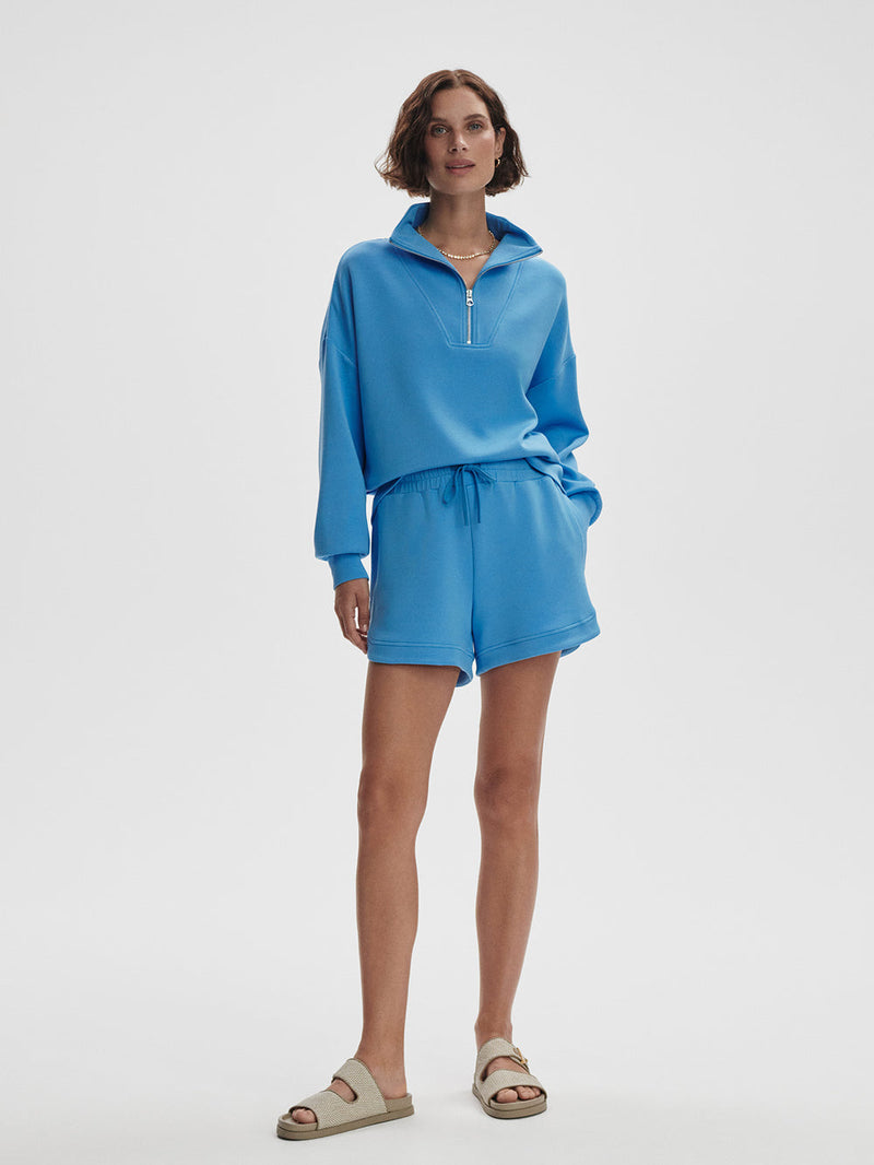 OLLIE HIGH RISE SHORT 3.5" - AZURE BLUE