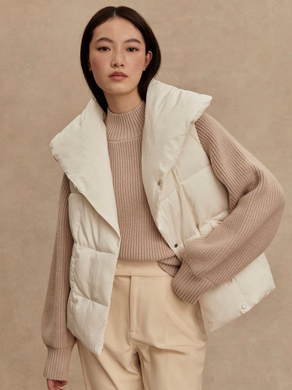 CHIARA PADDED GILET - JET STREAM