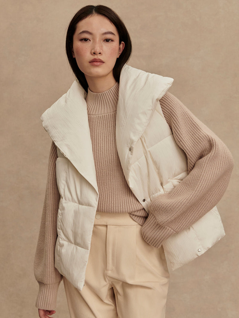 CHIARA PADDED GILET - JET STREAM