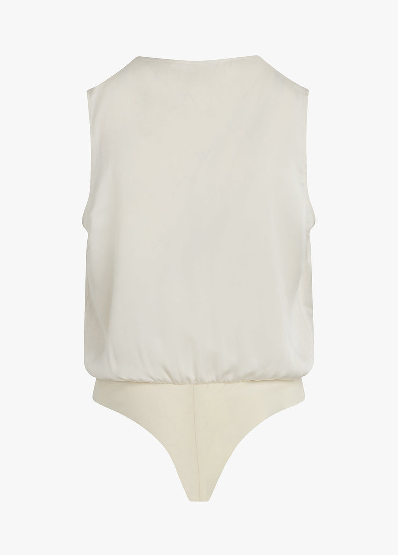 SLEEVELESS DATE BLOUSE - IVORY