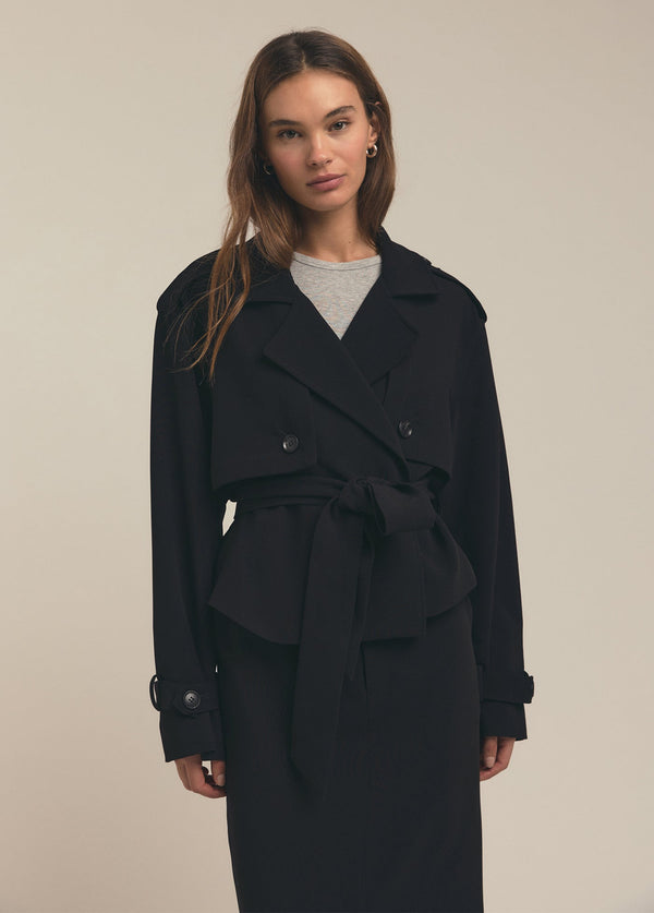 THE CROPPED CHARLES TRENCH - BLK