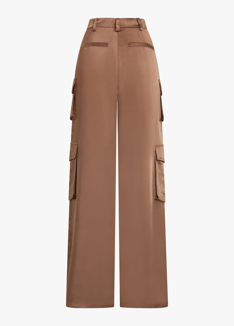 THE SATIN CARGO PANT