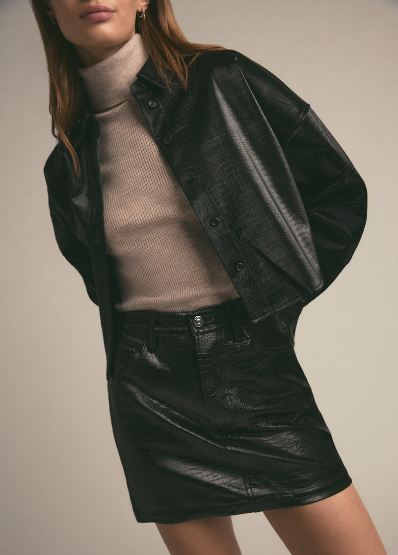 THE CROP EX-BOYFRIEND SHIRT - SAV