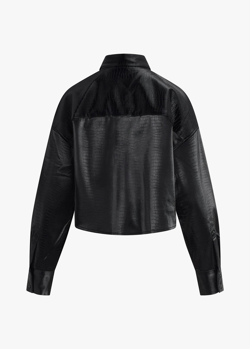 THE CROP EX-BOYFRIEND SHIRT - SAV