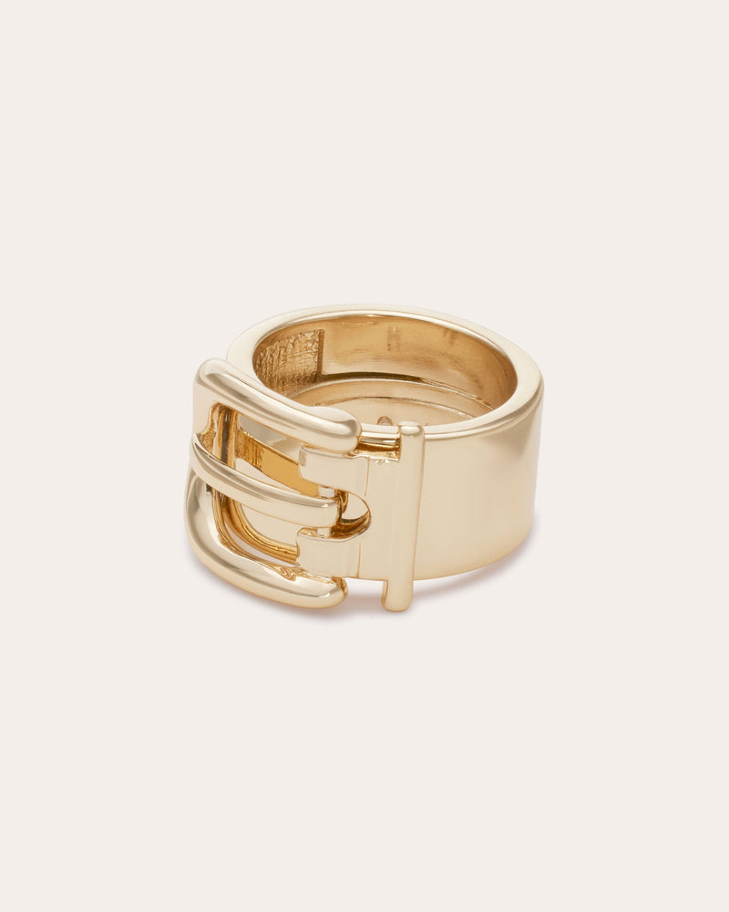 EMELIA BUCKLE RING - GOLD