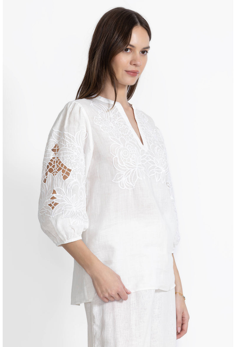 SADIE BLOUSE - WHITE