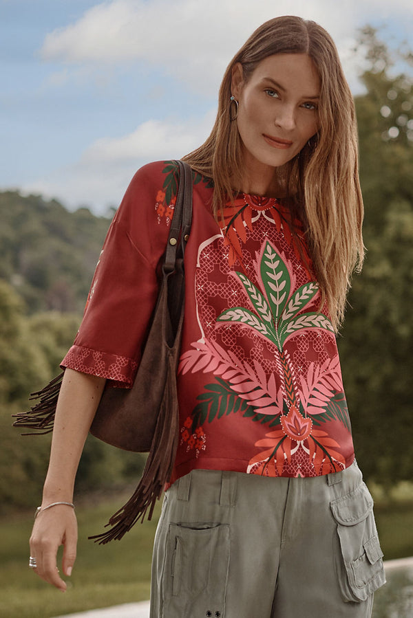 ARDEN OVERSIZED BLOUSE - CALETA