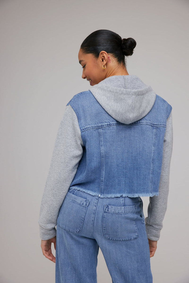 MONTANA HOODIE JEAN JACKET