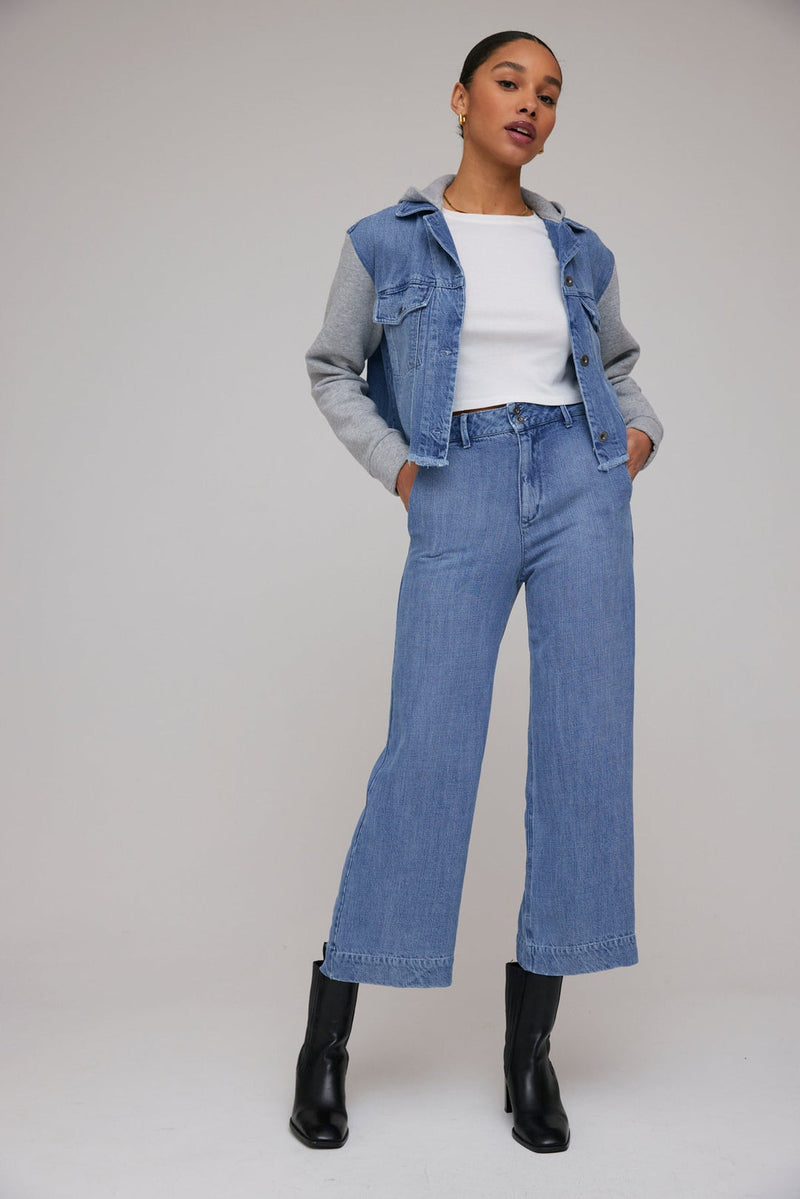 MONTANA HOODIE JEAN JACKET