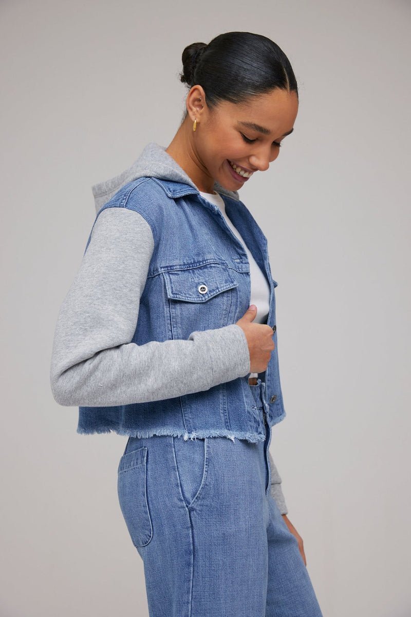 MONTANA HOODIE JEAN JACKET