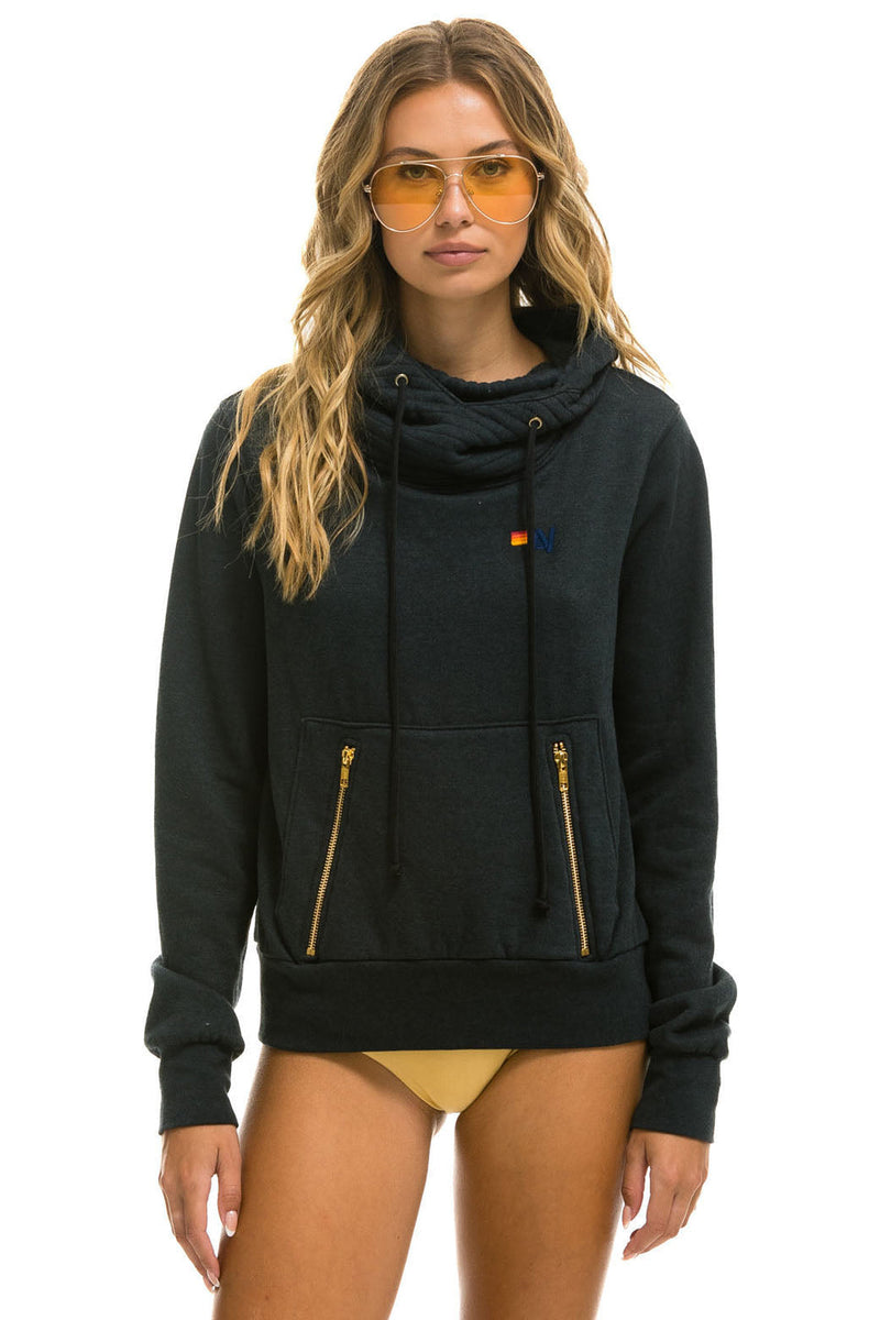 NINJA PULLOVER HOODIE - CHAR