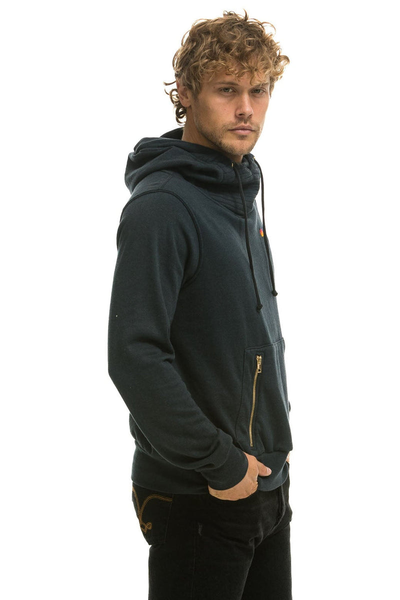 NINJA PULLOVER HOODIE - CHAR