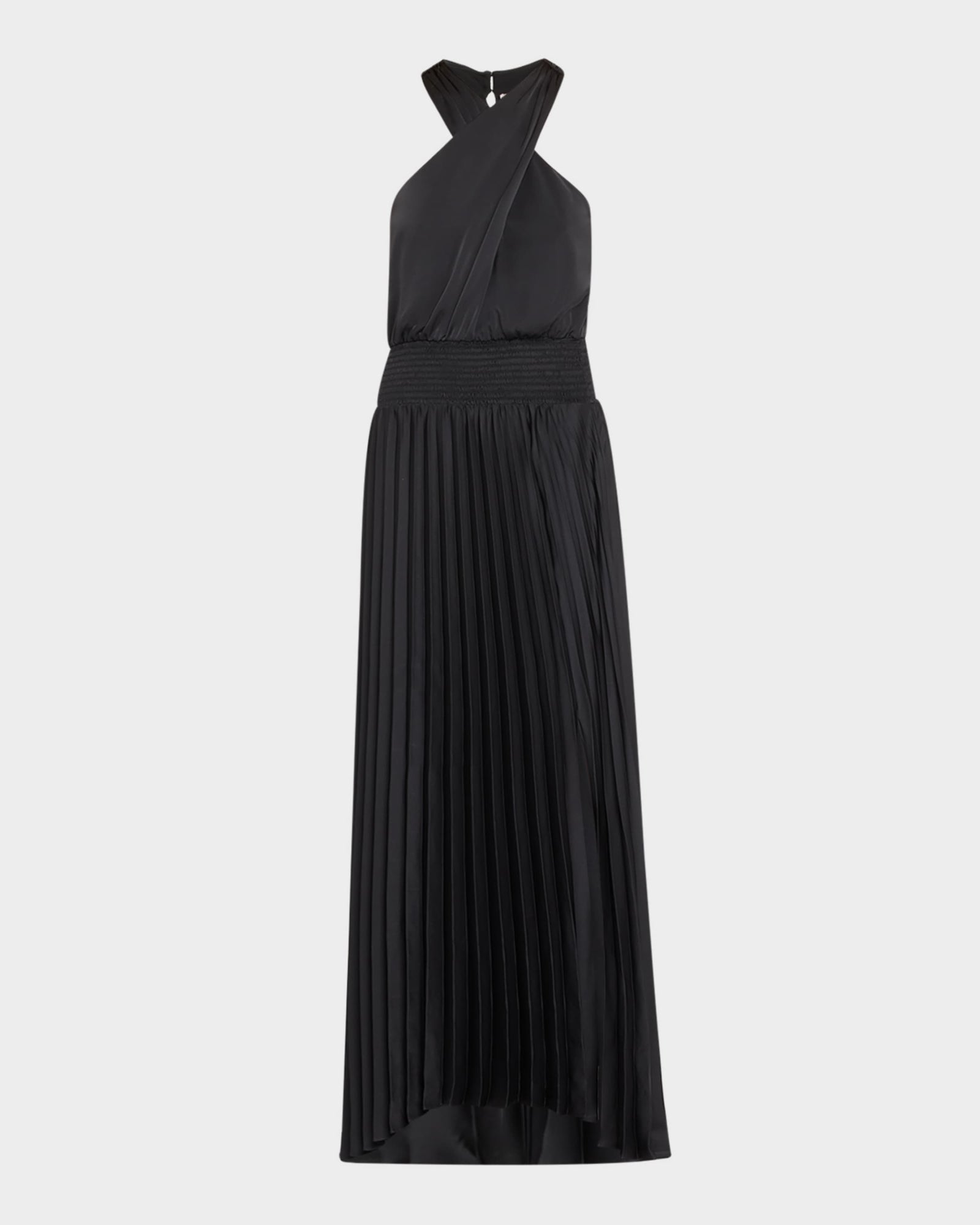 arina halter maxi dress ARINA HALTER MAXI DRESS - BLK – BELLE