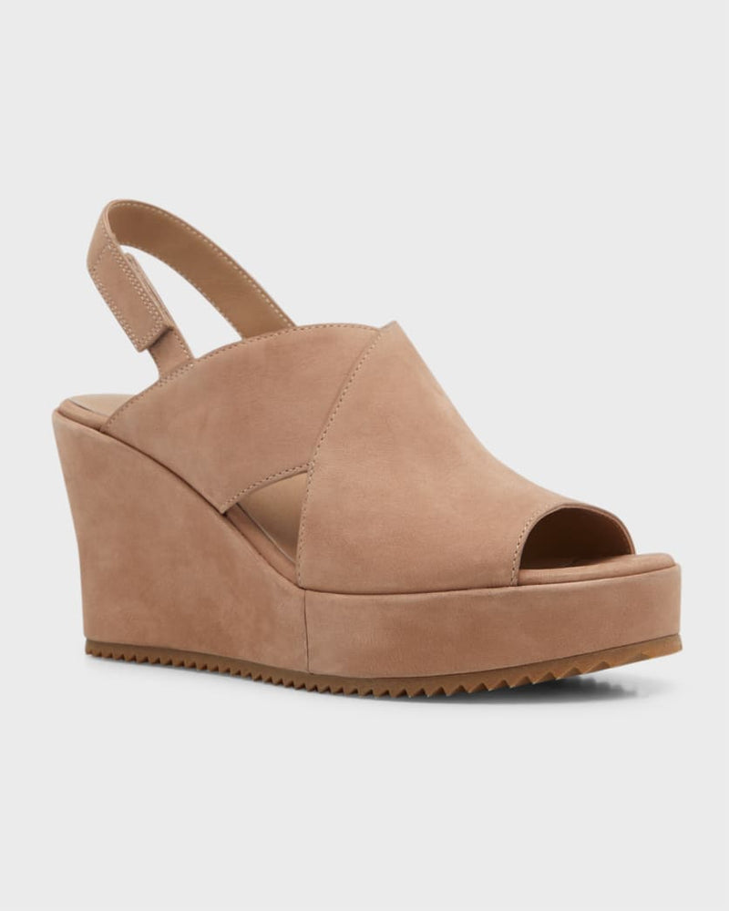 LEWIS SUEDE SLINGBACK WEDGE