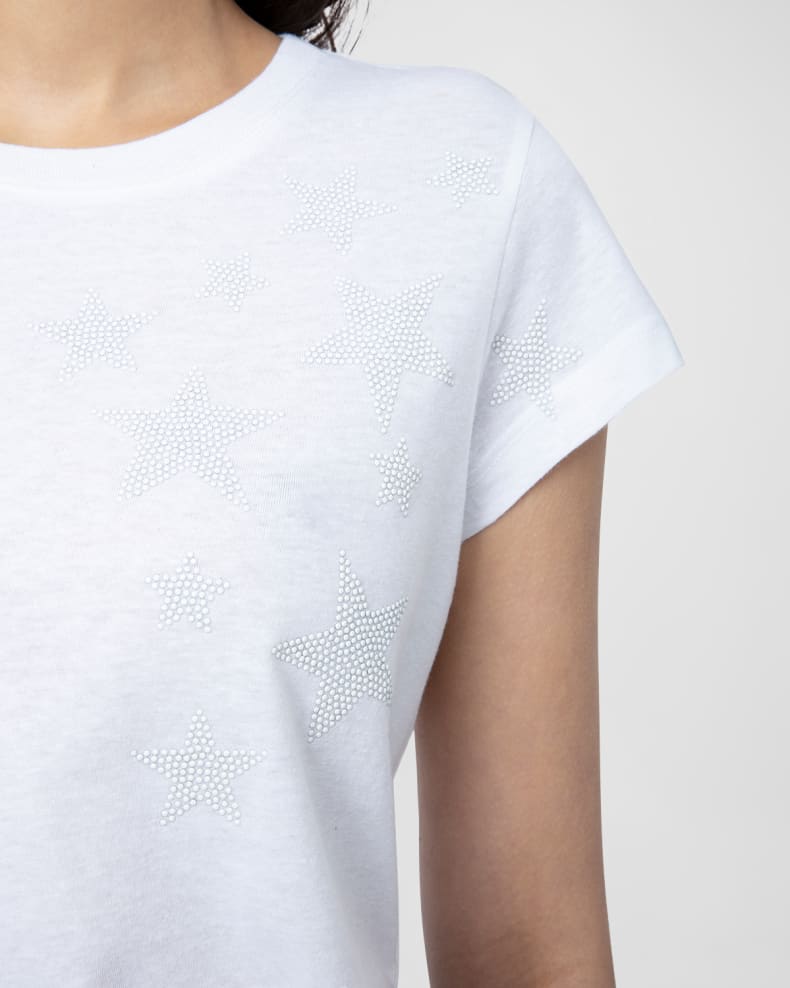 SKINNY RAIN STARS TEE