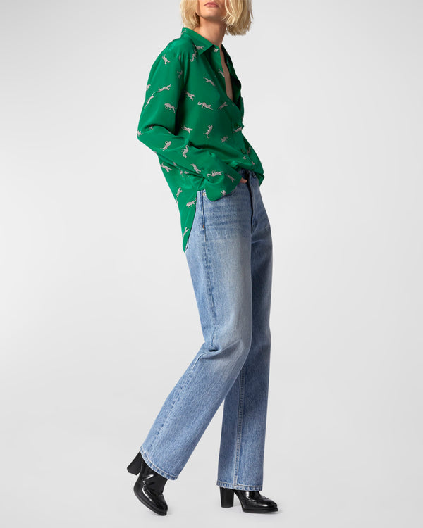 QUINNE L/S SILK SHIRT