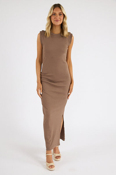 CALLIOPE EXT. SLEEVE MAXI DRESS - COBB.