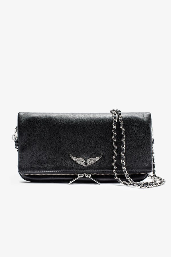 ROCK GRAINED LEATHER BAG
