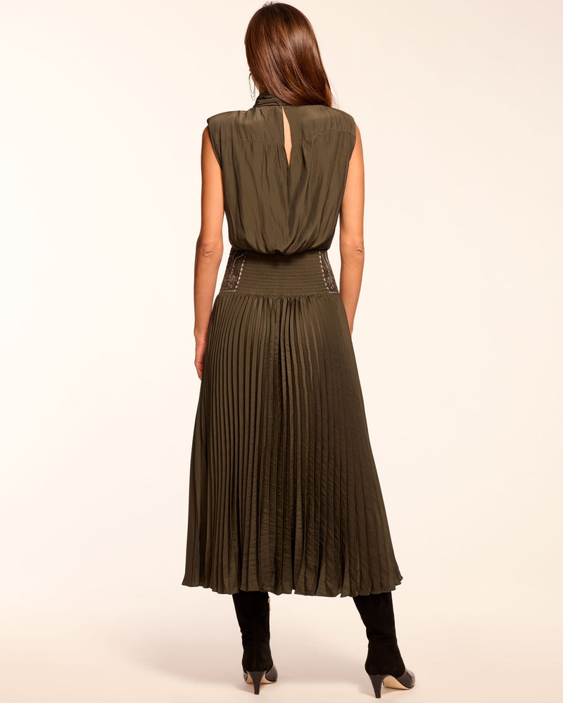 KIMBERLY DRESS - DK OLIVE