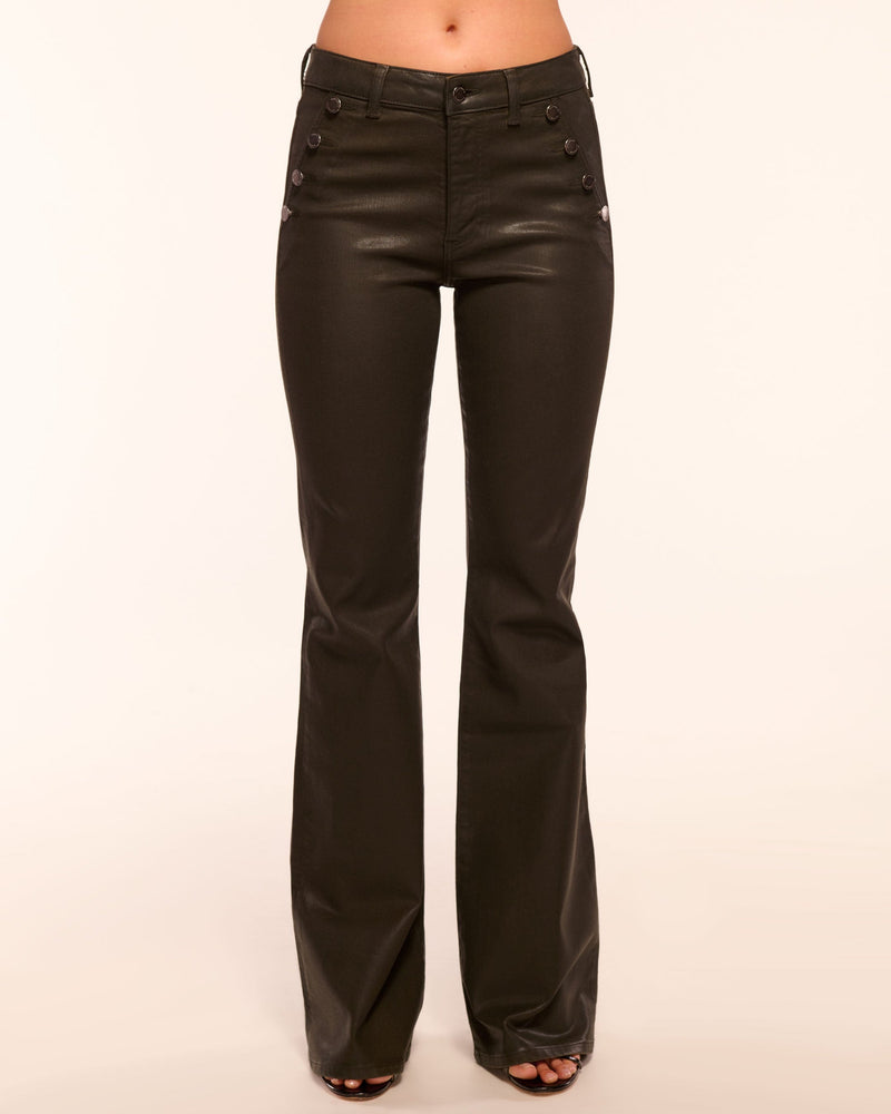 COATED HELENA - DK OLIVE