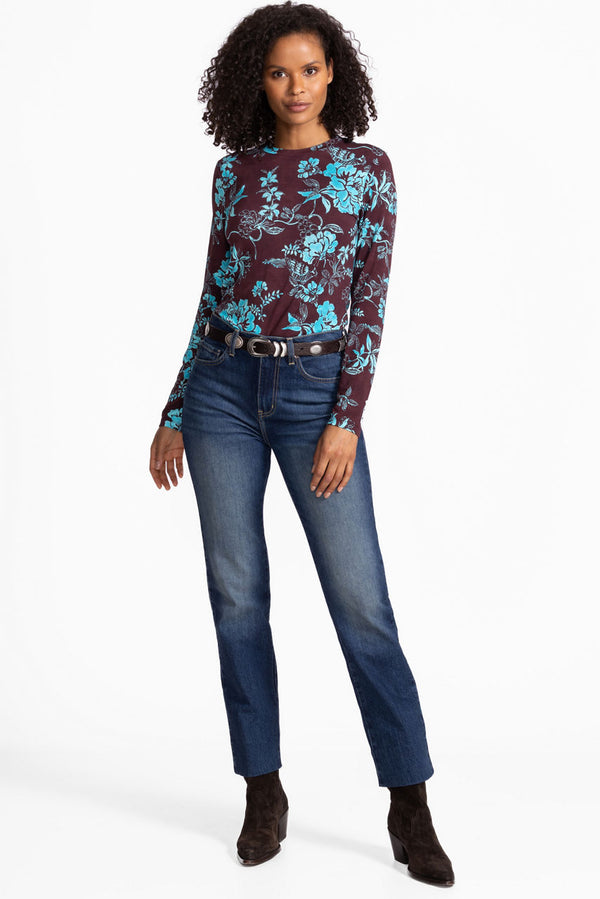 THE JANIE FAVORITE FITTED L/S TEE