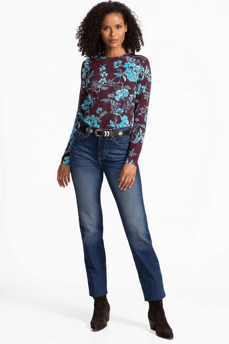 THE JANIE FAVORITE FITTED L/S TEE