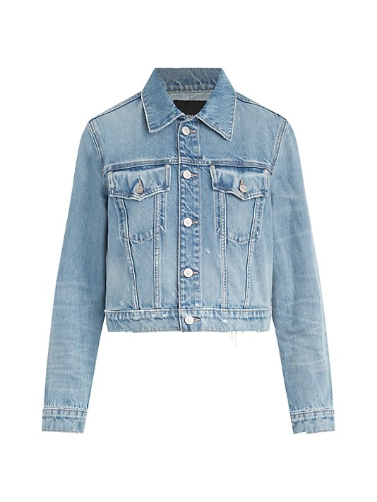 CROPPED TRUCKER JACKET - ICEY VINTAGE