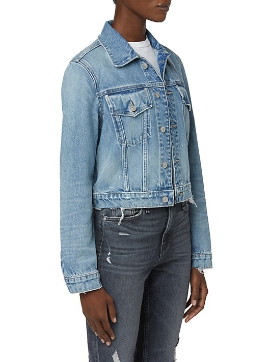 CROPPED TRUCKER JACKET - ICEY VINTAGE