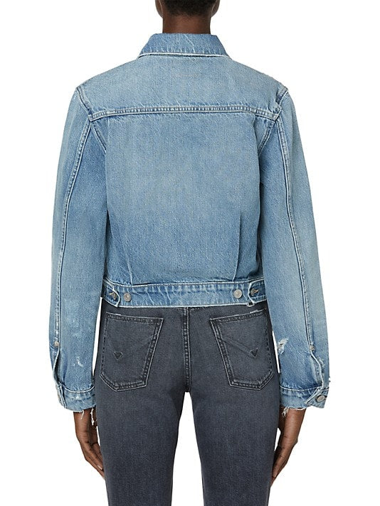 CROPPED TRUCKER JACKET - ICEY VINTAGE