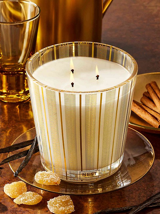 21.1 oz. Crystallized Ginger & Vanilla Bean 3 Wick Candle