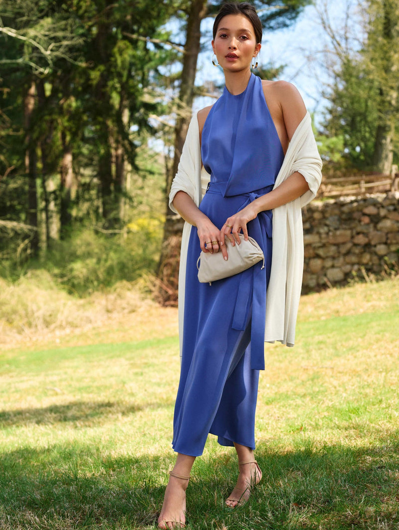 SILK CASHMERE TRAVEL WRAP - CHALK