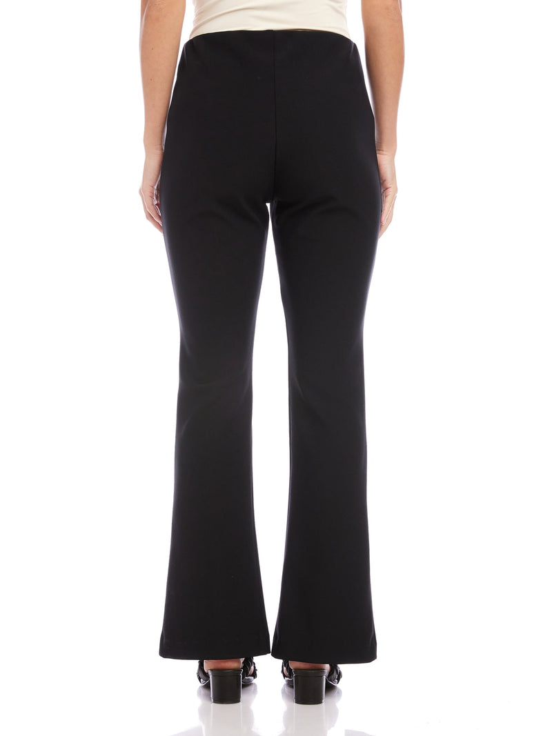 FRONT SLIT PANT - BLK