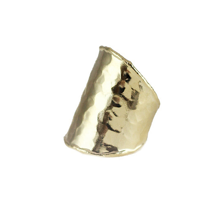 VIONA OPEN HAMMERED RING